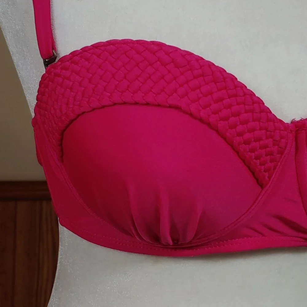 sofia by sofia vergara Braided Multi Way Bikini Top M - Picture 3 of 7